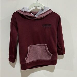 OshKosh B'gosh Maroon and Gray Hooded Sweatshirts